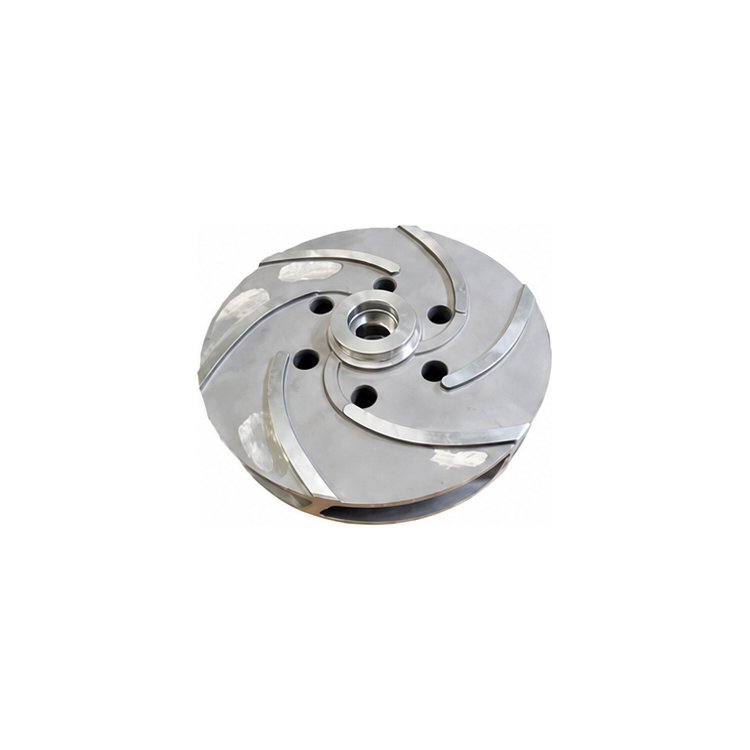 six vane open pump impeller.png - Honyang Metal